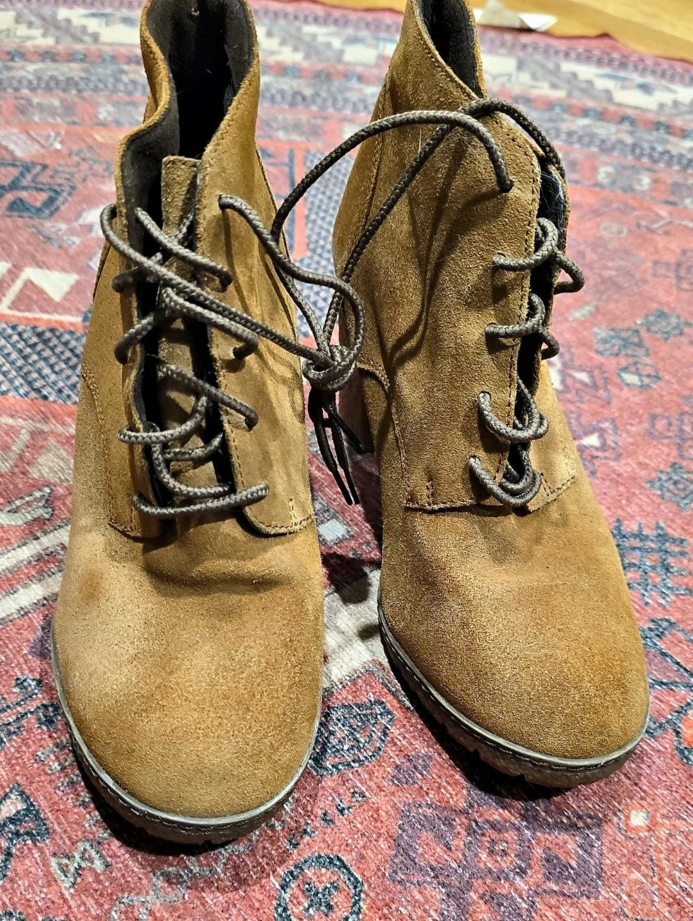 Timberland A25A31J6 Brown Suede Heeled Boots US 8